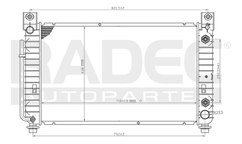 Radiador Chevrolet Suburban 2000 2001 2002... 2004 2005 2006