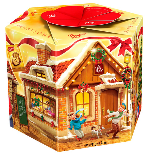 Panettone com Frutas Bauducco Caixa 4kg