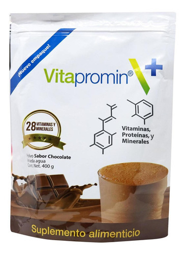 Vitapromin Sabor Chocolate 400 G Vitaminas, Proteinas Y Mine