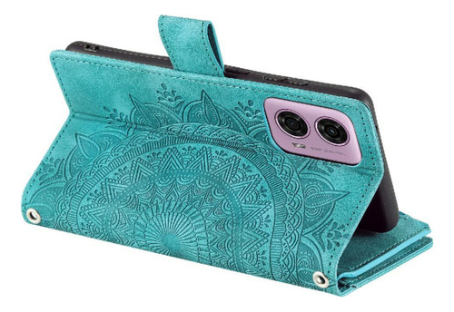 Funda For Motorola Moto E14 Totem Cartera Con Mano