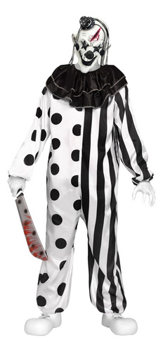 Disfraz De Payaso Asesino Para Niños De Fun World, Talla Gra