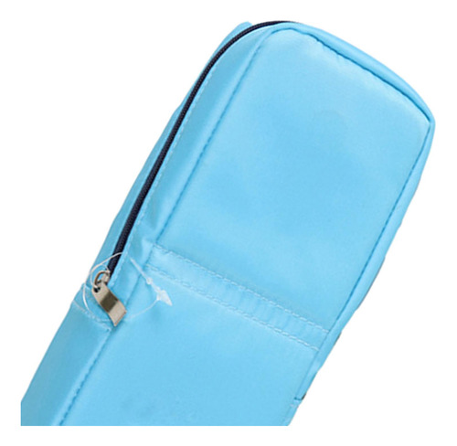 Estuche Para Lápices Con Cremallera Estuche De Azul