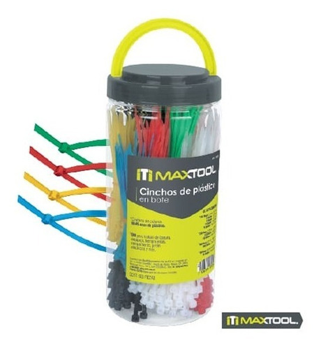 Cinta De Amarre Plástica Tie Wrap 650 Piezas Surtidos