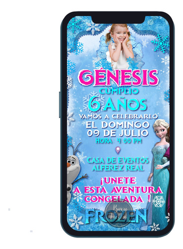 Video Invitación Frozen