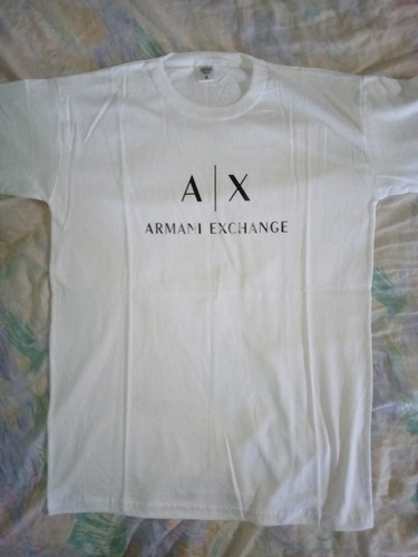 Remera Armani Exchange Blanco Talle Xl