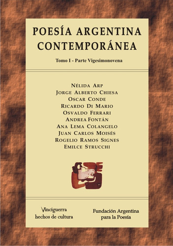 Poesía Argentina Contemporánea Volumen 29 - Vinciguerra