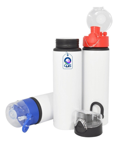 Tiri Botella Deportiva 750ml Tapa Con Seguro Para Sublimar