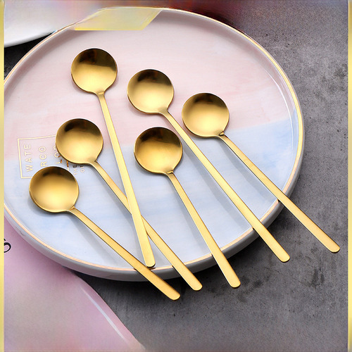 410 Small Round Spoon -15cm (quality) - Silver - Stainless