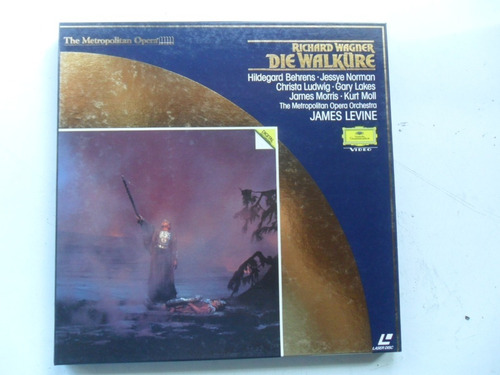 Die Walkure Walkiria Opera Musica Clasica Laser Disc Levine