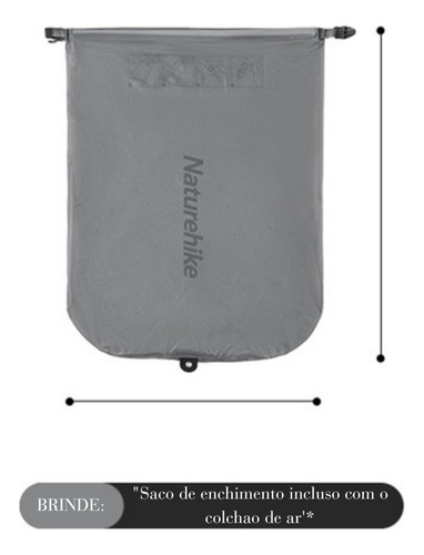 Colchón Inflable Camping Tuye R5.8 Rectangular Naturehike G