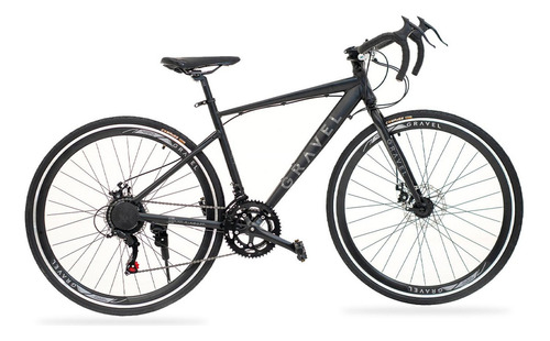 Mountain bike Gravel Asphalt 2023 R700 47cm 14v frenos Shimano A050 y Shimano TZ500 color negro mate