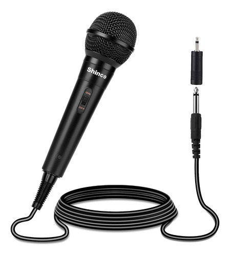 Microfono De Mano Con Cable Shinco, Microfono Vocal Dinam...