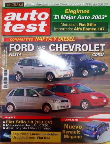 Revista Auto Test Nº146 Dic '02 Hilux Limited Fiat Stilo 1.8