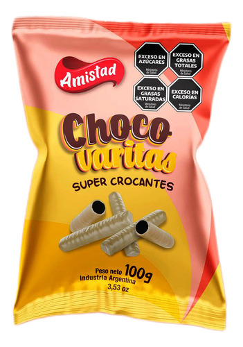 Galletitas Chocovaritas Bañadas En Chocolate Blanco 100 Grs