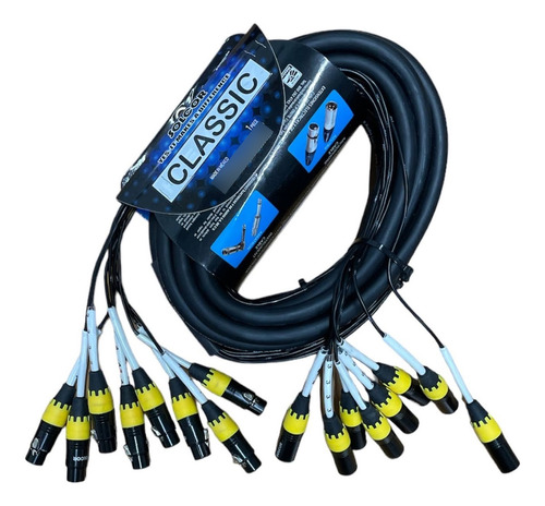 Cable Sub-snake Solcor 8 Canales 15 Metros Medusa