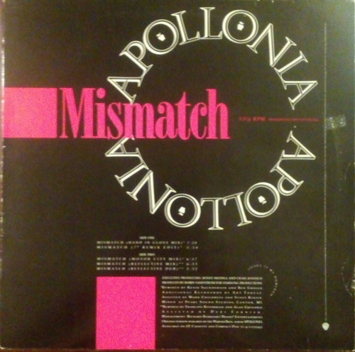 Apollonia - Mismatch (12 , Promo)