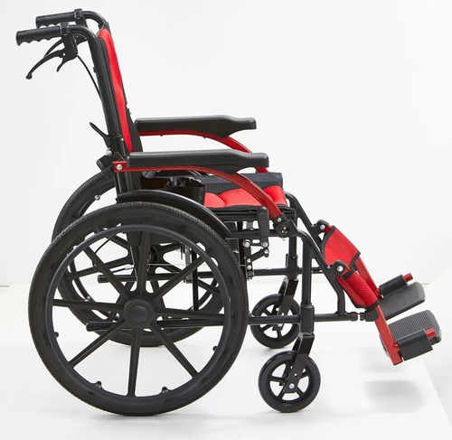 Silla De Ruedas Aluminio 100% Plegable. Ruedas Más Pequeñas