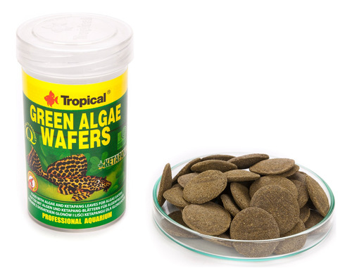 Alimento Tropical Green Algae Wafers 45g  Ancistrus Plecos