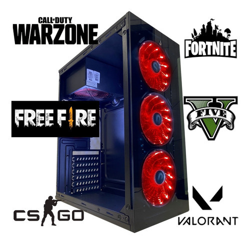 Imagem 4 de 7 de Cpu Computador Pc Gamer Barato Completo Amd - 16gb Ddr4 Ssd