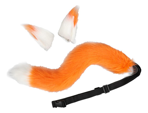 Conjunto De Orejas Y Cola De Zorro, Accesorios De Cosplay,