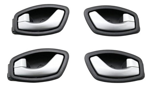 4 Manija De Puerta Interior Para Renault Fluence 2011 2012