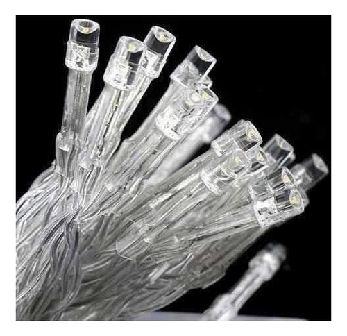 Guirnalda Luz 30 Led Blanco Calida 3 Mts Exterior A Pilas