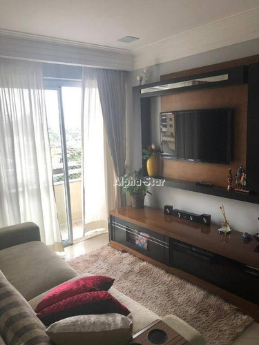 Imagem 6 de 8 de Apartamento Com 2 Dormitórios À Venda, 62 M² Por R$ 490.000 - Edifício Santiago - Barueri/sp - Ap2073