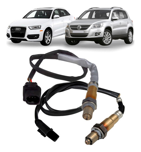 Kit Sonda Lambda Vw Tiguan Tsi 2.0 16v Gasolina 2009 A 2011