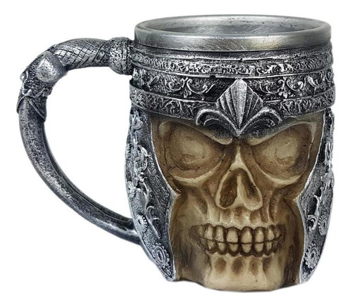 Taza con forma de calavera medieval de Viking Chopp