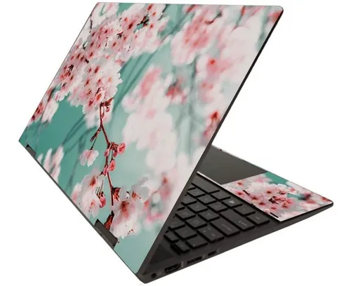 Skin Vinilo Para Laptop Hp Envy 15 2020 | Flor Japonesa