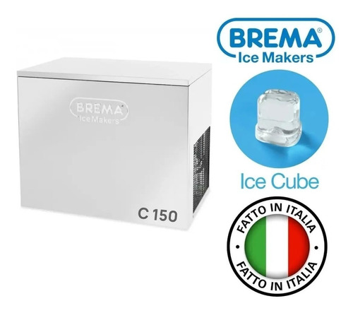 Fabricador De Hielo Cubito C150 Brema Italy 