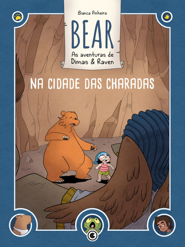 Bear - As Aventuras De Dimas & Raven: Na Cidade Das Charadas, De Bianca Pinheiro., Vol. 1. Editorial Editora Conrad, Tapa Mole En Português, 2023