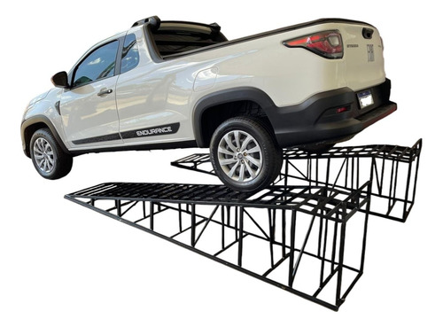 Rampa Automotiva Lava Jato Troca De Óleo 70 Cm De Altura