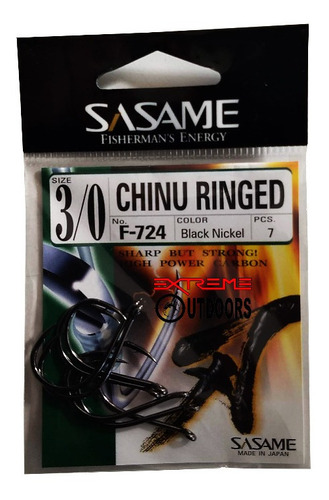 Anzuelo Sasame Chinu Ringed  #3/0 X 7 U Japones 