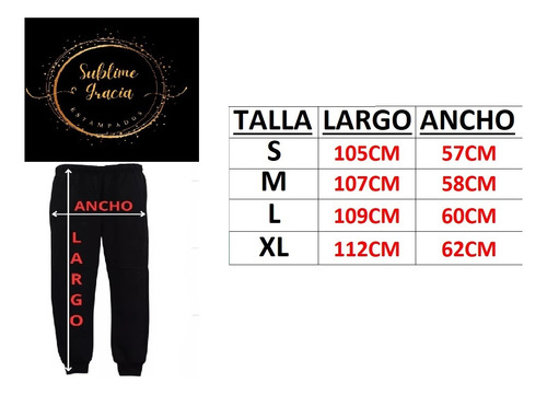 Pantalón Buzo Estampado Barcelona 100% Algodón
