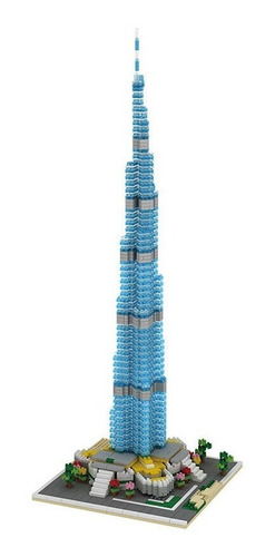 Set De Construcción Burj Khalifa Mini 3d 1681 Piezas En Caja