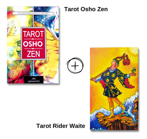 Cartas Tarot Osho Zen +  Tarot Rider Waite: Pack Español