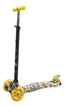 Comprar Monopatin Infantil 4 Ruedas Con Luces Graffiti Simil Scooter