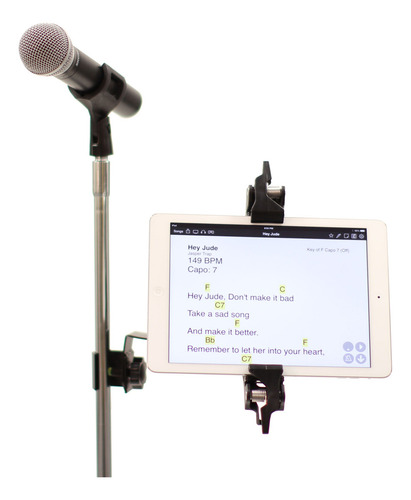 Airturn Manos Universal Tablet Holder With Side Mount Clamp