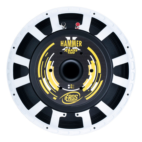Kit 2 Woofer Eros 15pol E-15 Hammer Xbass 7200 4500wrms 4ohm
