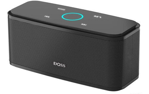 Bocina Bluetooth Doss Soundbox 12w Ipx4 12 Horas Bateria Color Negro