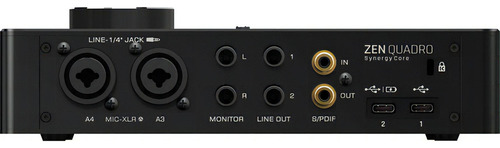 Interface de áudio Antelope Zen Quadro Synergy Core cor preta