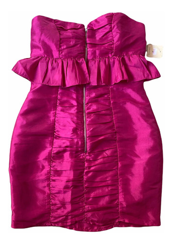 Vestido Corto Fucsia Forever 21 Talle Small