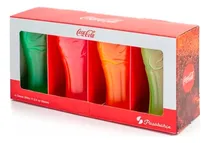 Comprar Vaso Pasaabahce X4 Coca Cola Contour Color 350ml