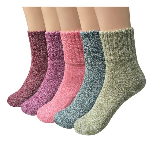X12 Calcetines De Lana Para Mujer Grueso Para Invinerno