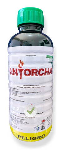 Antorcha Herbicida Paraquat Para Pastos Y Hoja Ancha 900ml