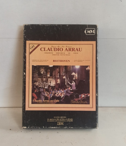 Cassettes Claudio Arrau En Chile - Caja X 2 -1984 