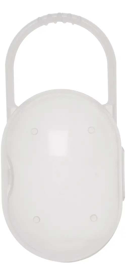 Buba, Porta Chupeta Incolor Com Alça Transparente