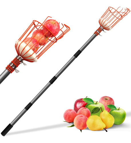 Recolector De Frutas Walensee 8 Pies Herramienta Ajustable Color