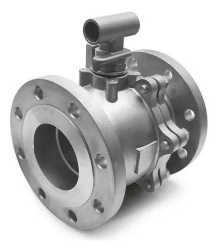 Válvula Esfera Bipartida 4'' Flange 150lbs Cf8 Pp